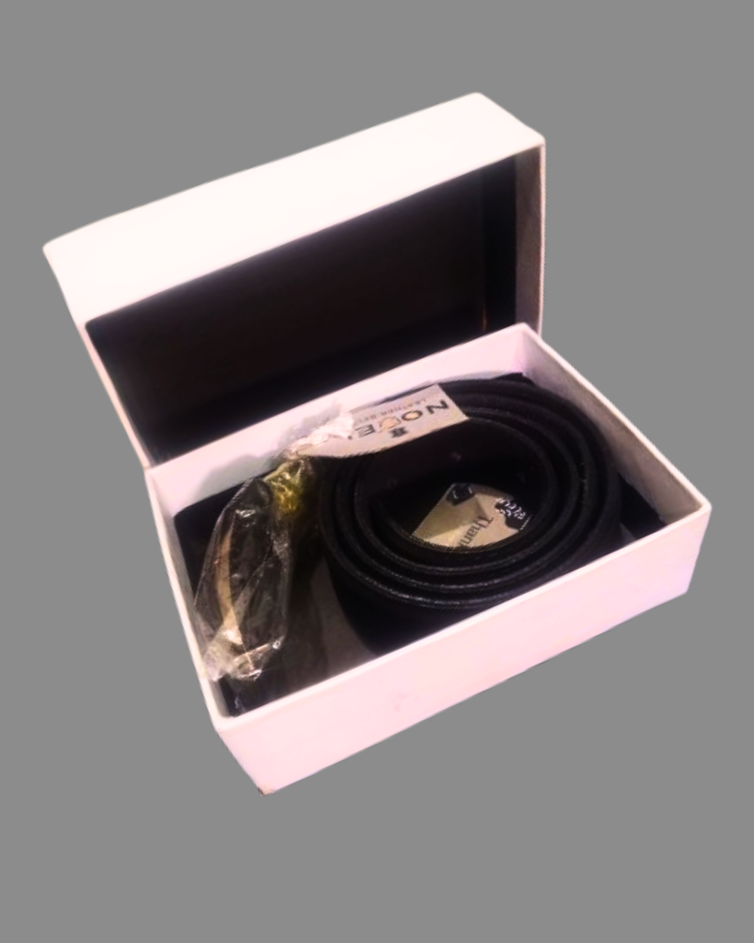 Black Genuine Leather Belt For Men