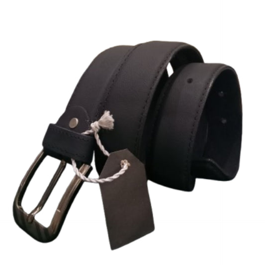 Black Genuine Leather Belt For Men
